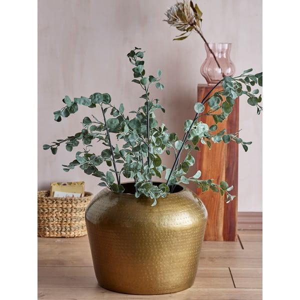 Auksinės spalvos iš metalo apvalios formos kavos staliukas ø 50 cm Avola – Bloomingville-image-3