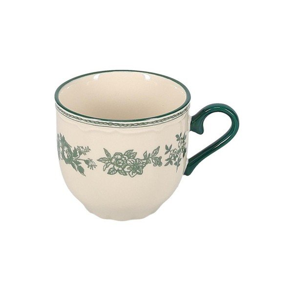 Žalios spalvos/dramblio kaulo spalvos iš porceliano puodelis 215 ml Cyril – S|P Collection-image-2