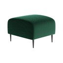 Tamsiai žalias aksominis pufas Ghado Shel