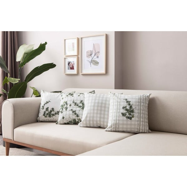 Dekoratyviniai pagalvių užvalkalai 4 vnt. 43x43 cm – Mioli Decor-image-2