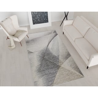 Skalbiamas kilimas mėlynos spalvos/šviesiai pilkos spalvos 80x200 cm – Vitaus