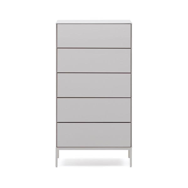 Aukšta šoninė spintelė baltos spalvos 60x114 cm Vedrana – Kave Home-image-4