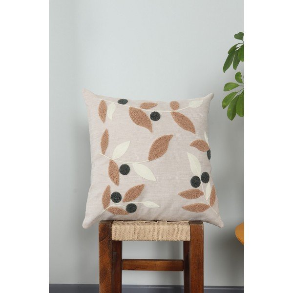 Iš lino dekoratyvinė pagalvėlė 43x43 cm Sonbahar – Mioli Decor-image-1