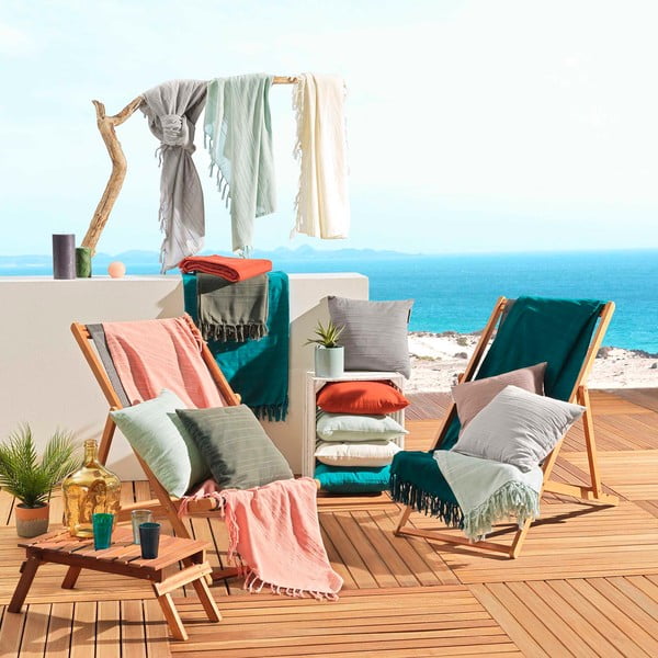 Antklodė ir pledas 150x150 cm Lilia – douceur d'intérieur-image-3