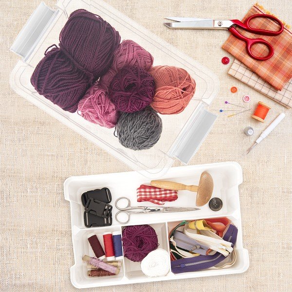 Iš plastiko daiktadėžė su dangčiu 35x23x17 cm Multi Stormax – Orion-image-1