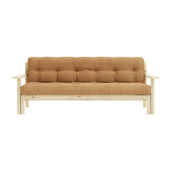 Rudos spalvos sofa lova 218 cm Unwind - Karup Design
