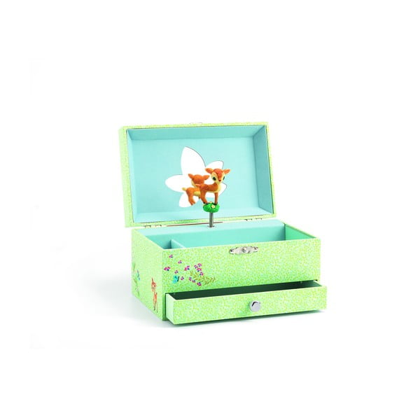 Medinė muzikinė dėžutė Djeco Bambi