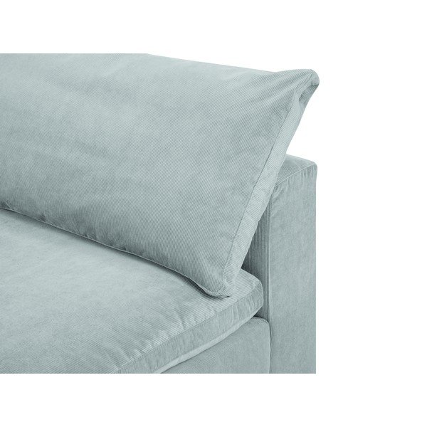 Šviesiai mėlyna apverčiama kampinė modulinės sofos dalis Windsor & Co Sofas Galaxy-image-1