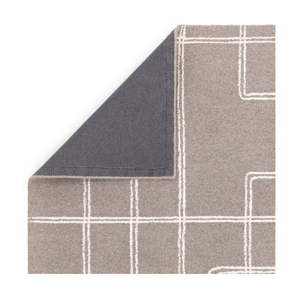 Rankų darbo iš vilnos kilimas šviesiai pilkos spalvos 200x300 cm Ada – Asiatic Carpets-image-2