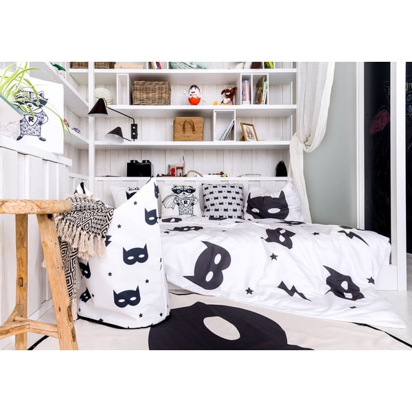 Medvilnės satino vaikiška patalynė Butter Kings Fox Hero, 100 x 130 cm-image-2