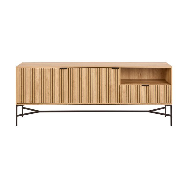 Šoninė spintelė natūralios spalvos iš ąžuolo 180x70x40 cm Jaipur – Actona