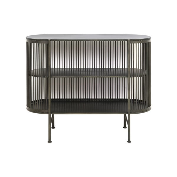 Juoda metalinė komoda 100x80 cm Yinthe - Light & Living