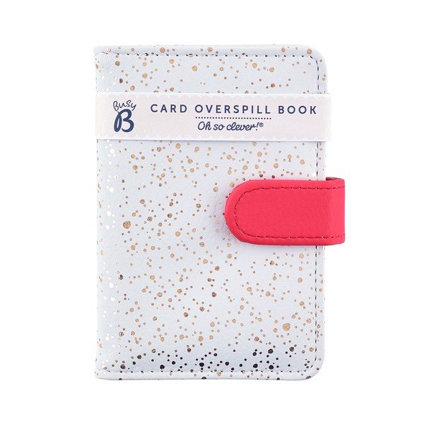 Baltas vizitinių kortelių laikiklis Busy B Gin