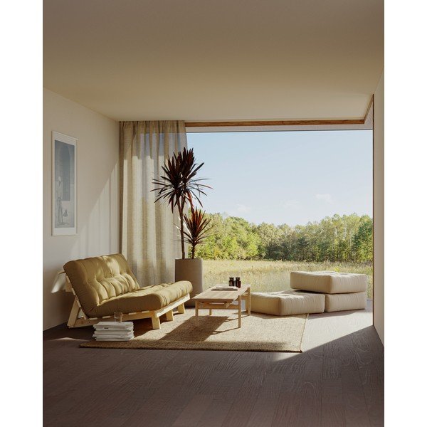 Sulankstoma sofa Karup Design Lean Raw Light Grey-image-1