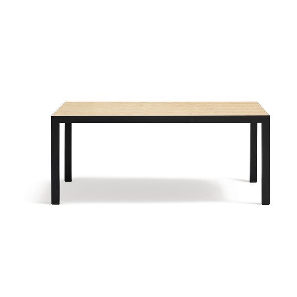 Valgomojo stalas su ąžuolo masyvo stalviršiu 75x180 cm Alma – Teulat-image-2