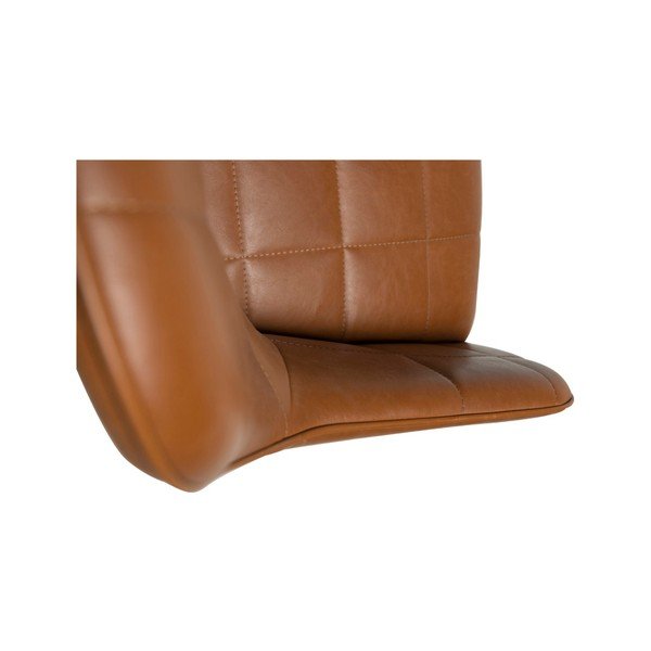 Ruda odinė kėdė DAN-FORM Denmark Embrace Vintage-image-1