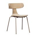 Natūralios spalvos valgomojo kėdė, kurią galima dėti viena ant kitos, iš uosio Form – WOOOD