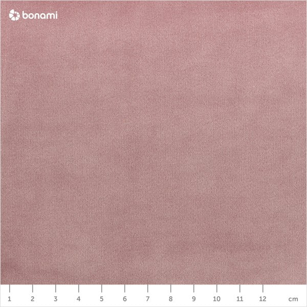 Rausvas aksominis fotelis Actona Ramsey-image-4