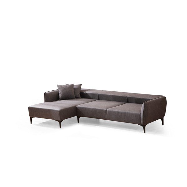 Tamsiai pilka kampinė sofa  Belissimo, kairysis kampas – Balcab Home-image-3