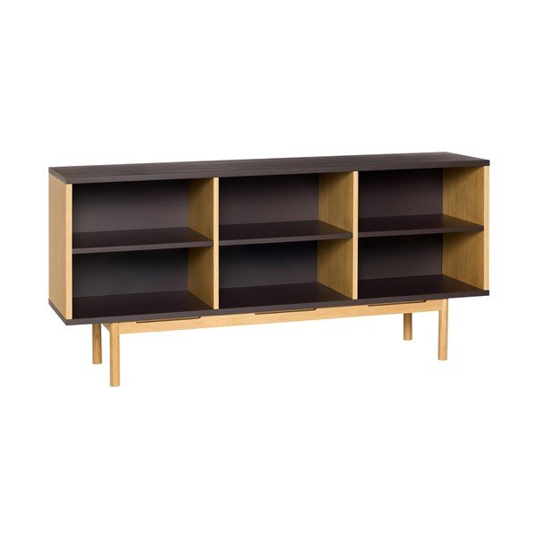 Rudos spalvos šoninė spintelė iš ąžuolo 140x65x35 cm Dual – Hübsch