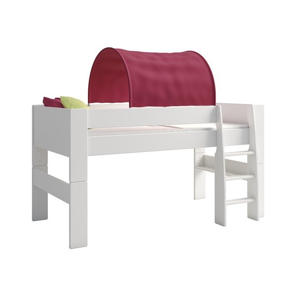 Raudonas baldakimas virš vaikiškos lovelės "Steens For Kids