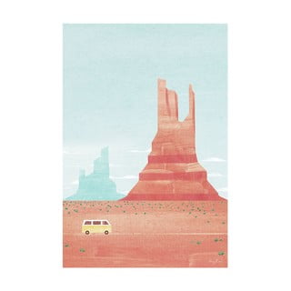 Plakatas 30x40 cm Monument Valley - Travelposter