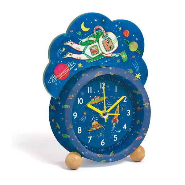 Vaikiškas laikrodis ø 8,5 cm Space – Djeco