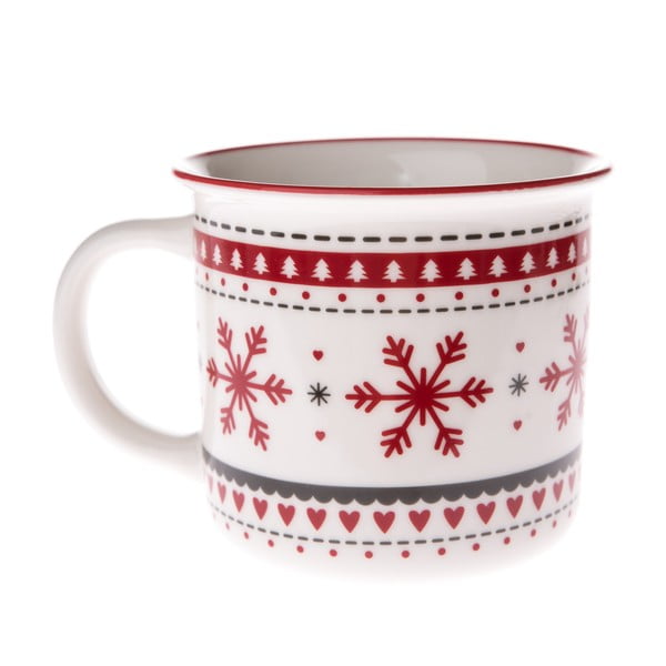 Porcelianinis puodelis su Kalėdų motyvais 380 ml - Dakls