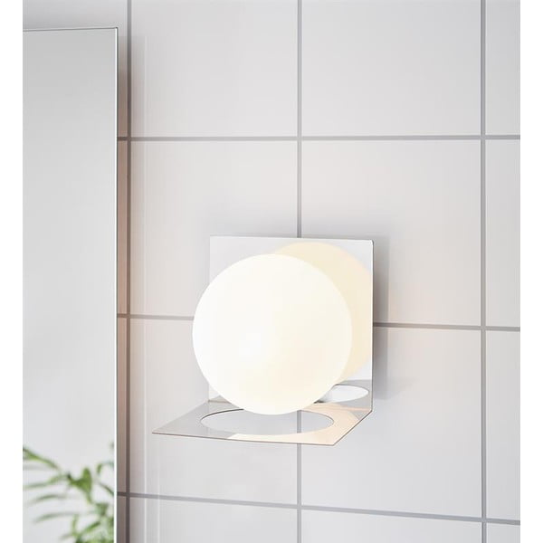 Sidabro spalvos sieninis šviestuvas Markslöjd Zenit-image-1