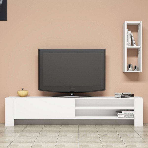 Baltas TV staliukas Naz-image-1