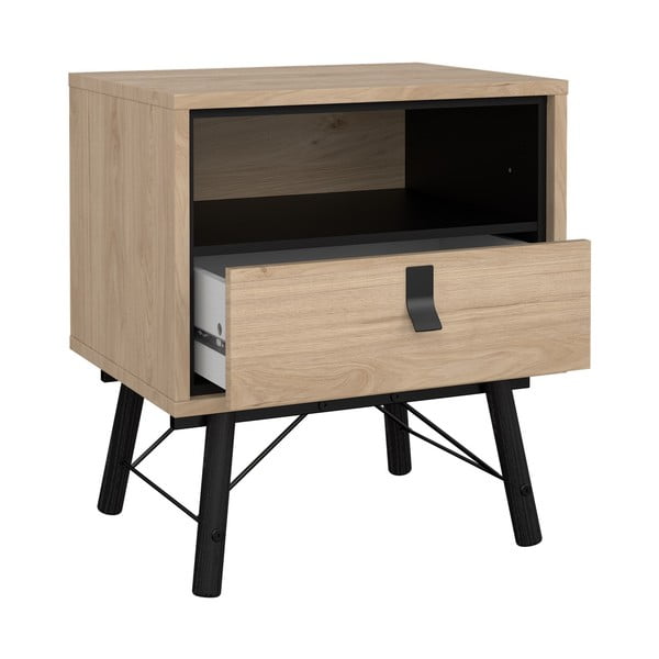 Naktinis staliukas natūralios spalvos iš ąžuolo Ry – Tvilum-image-3