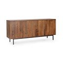 Natūralios spalvos iš mango masyvo šoninė spintelė 170x75x40 cm Tadita – Bizzotto