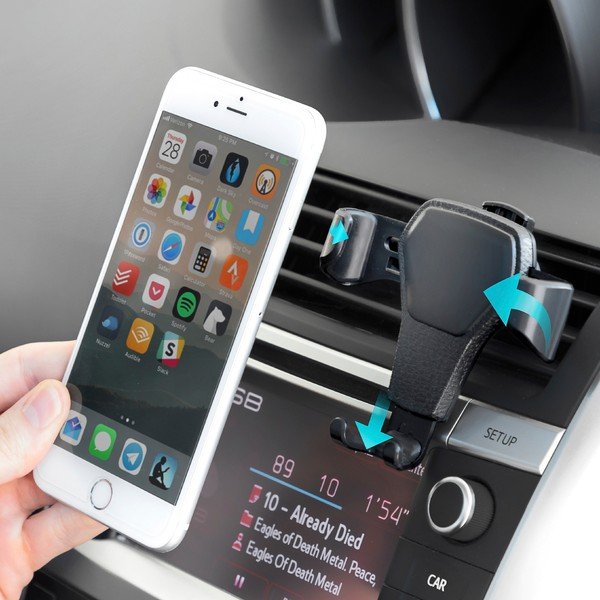 "InnovaGoods" gravitacinis mobiliojo telefono laikiklis-image-3