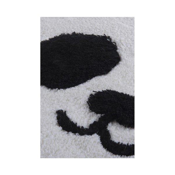 Juodai baltas vonios kilimėlis "Crasso Panda", 100 x 60 cm-image-1