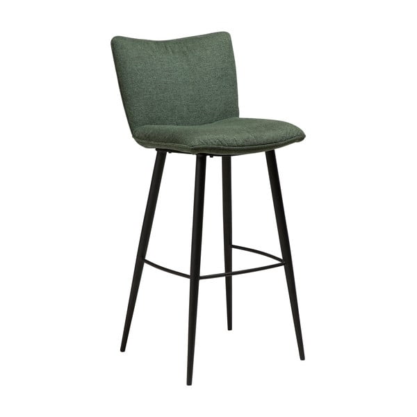 Žalia baro kėdė su plieninėmis kojomis DAN-FORM Join, aukštis 103 cm