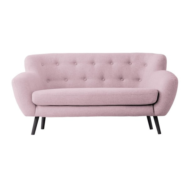 Rožinė dvivietė sofa "Kooko Home Rock