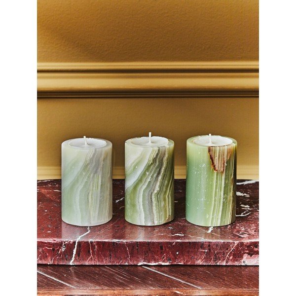 Iš akmens žvakidės arbatinėms žvakutėms 3 vnt. Oleena – Premier Housewares-image-2