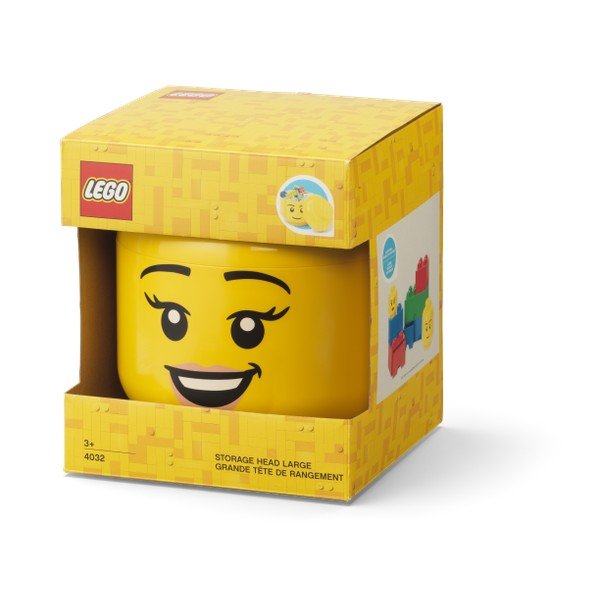 Plastikinė vaikų saugojimo dėžė Head - LEGO®-image-2