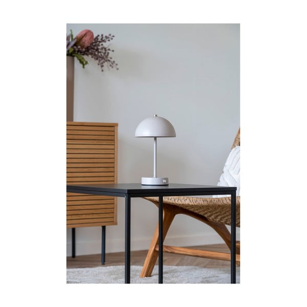 Stalinis šviestuvas kreminės spalvos LED (aukštis 25 cm) Holt – House Nordic-image-2