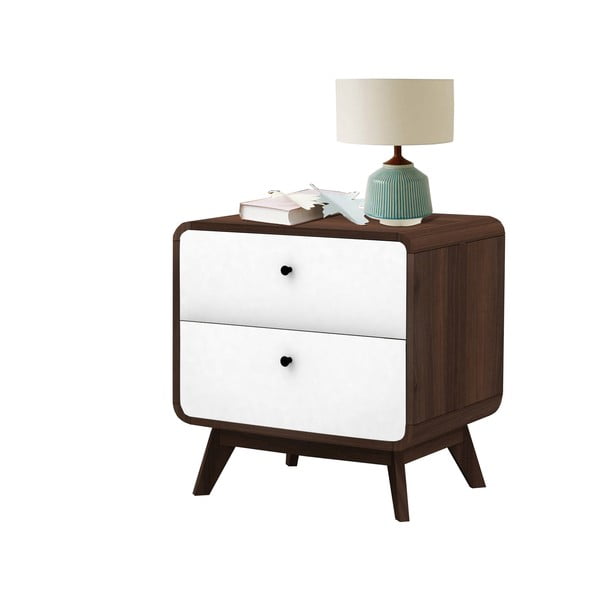 Baltas naktinis staliukas Cassie - Støraa-image-3