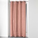 Rožinės spalvos iš mikrosatino užuolaida 140x240 cm Shana – douceur d'intérieur