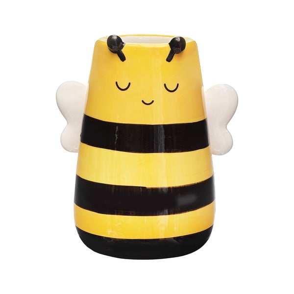 Vaza iš dolomito geltonos spalvos (aukštis 10,5 cm) Bee – Sass & Belle