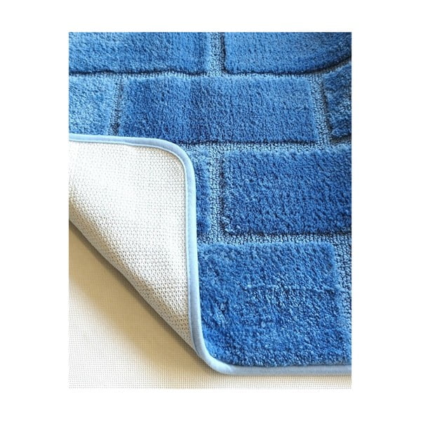 Vonios kilimėlis mėlynos spalvos 50x80 cm – JAHU collections-image-1