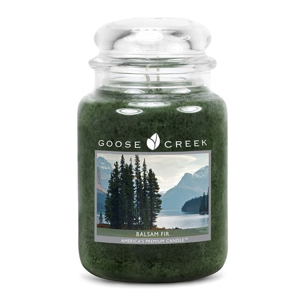 Kvapnioji žvakė stikliniame indelyje "Goose Creek Fir Veil", 150 valandų degimo
