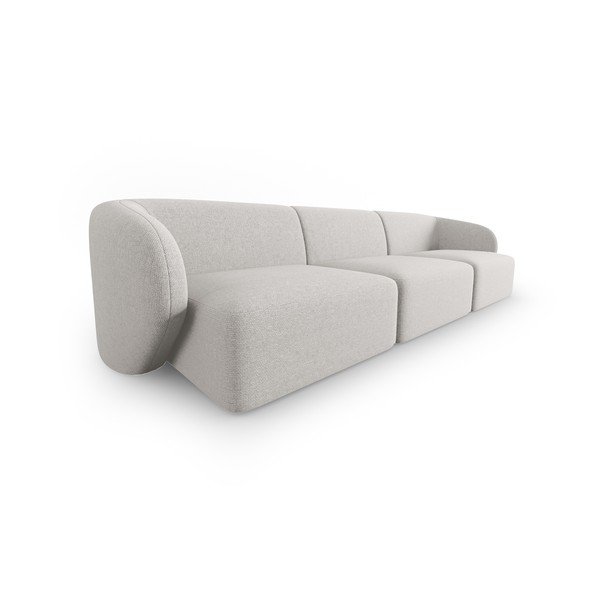 Sofa šviesiai pilkos spalvos 259 cm Shane – Micadoni Home-image-2