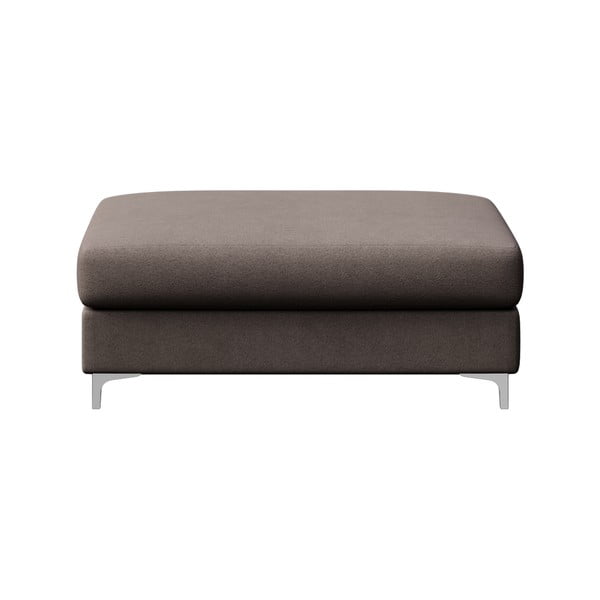 Taupe spalvos iš velveto taburetė Rene – Rodier