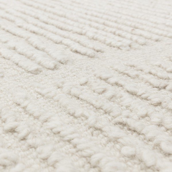 Rankų darbo dramblio kaulo spalvos iš vilnos kilimas 200x290 cm Zennith Column – Asiatic Carpets-image-3