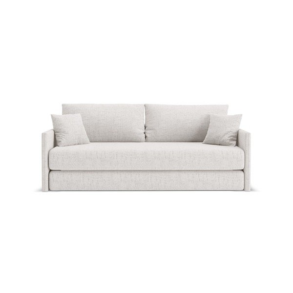 Smėlio spalvos sulankstoma sofa iš šenilinio audinio 209 cm Shannon – Cosmopolitan Design