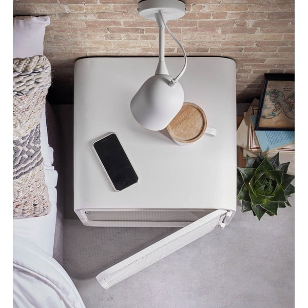 Baltos spalvos sieninė lempa Lucilla – Kave Home-image-1