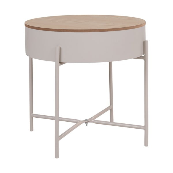 Iš metalo apvalios formos šoninis stalas ø 40 cm Sisco – House Nordic